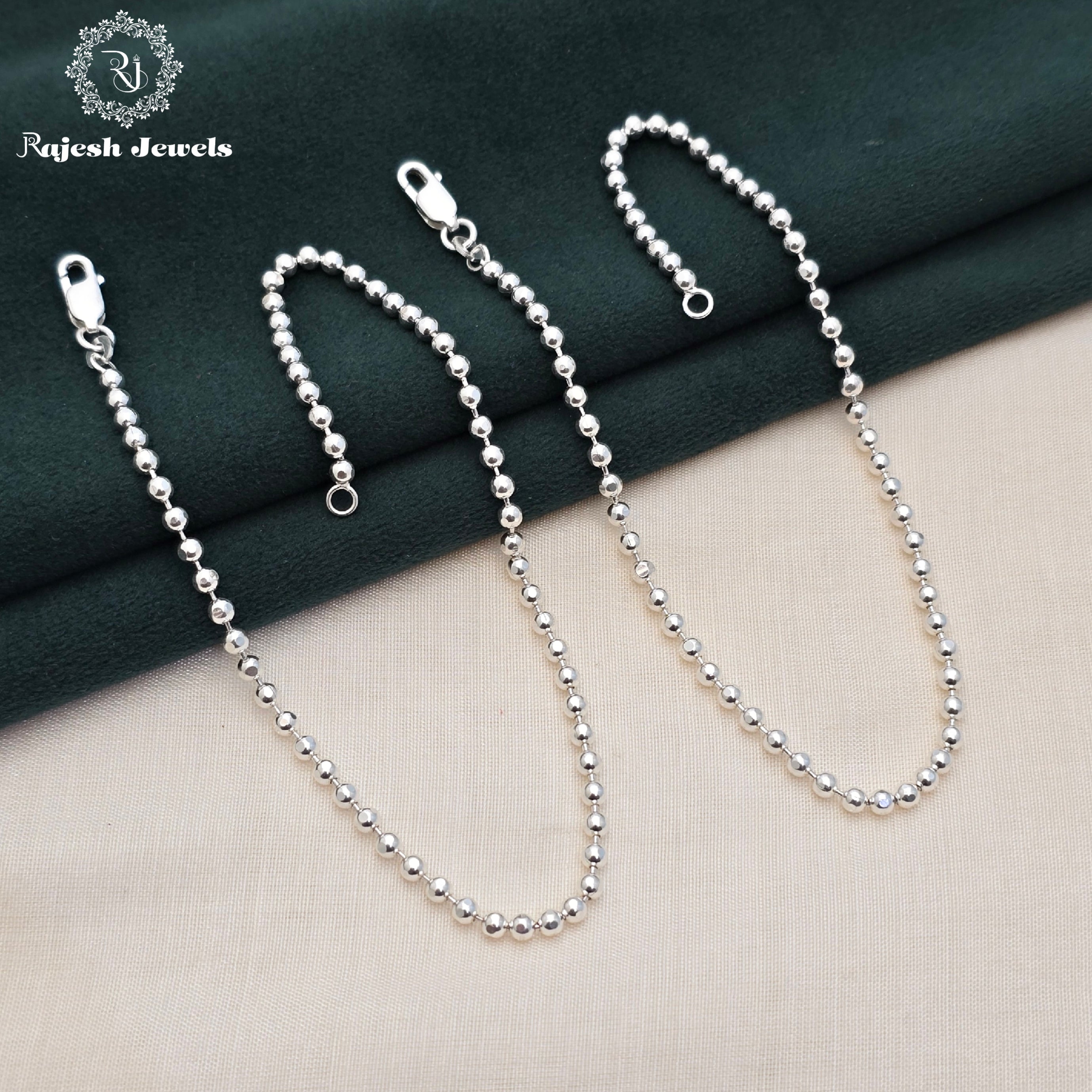 Classic Ball Anklet 2.5mm
