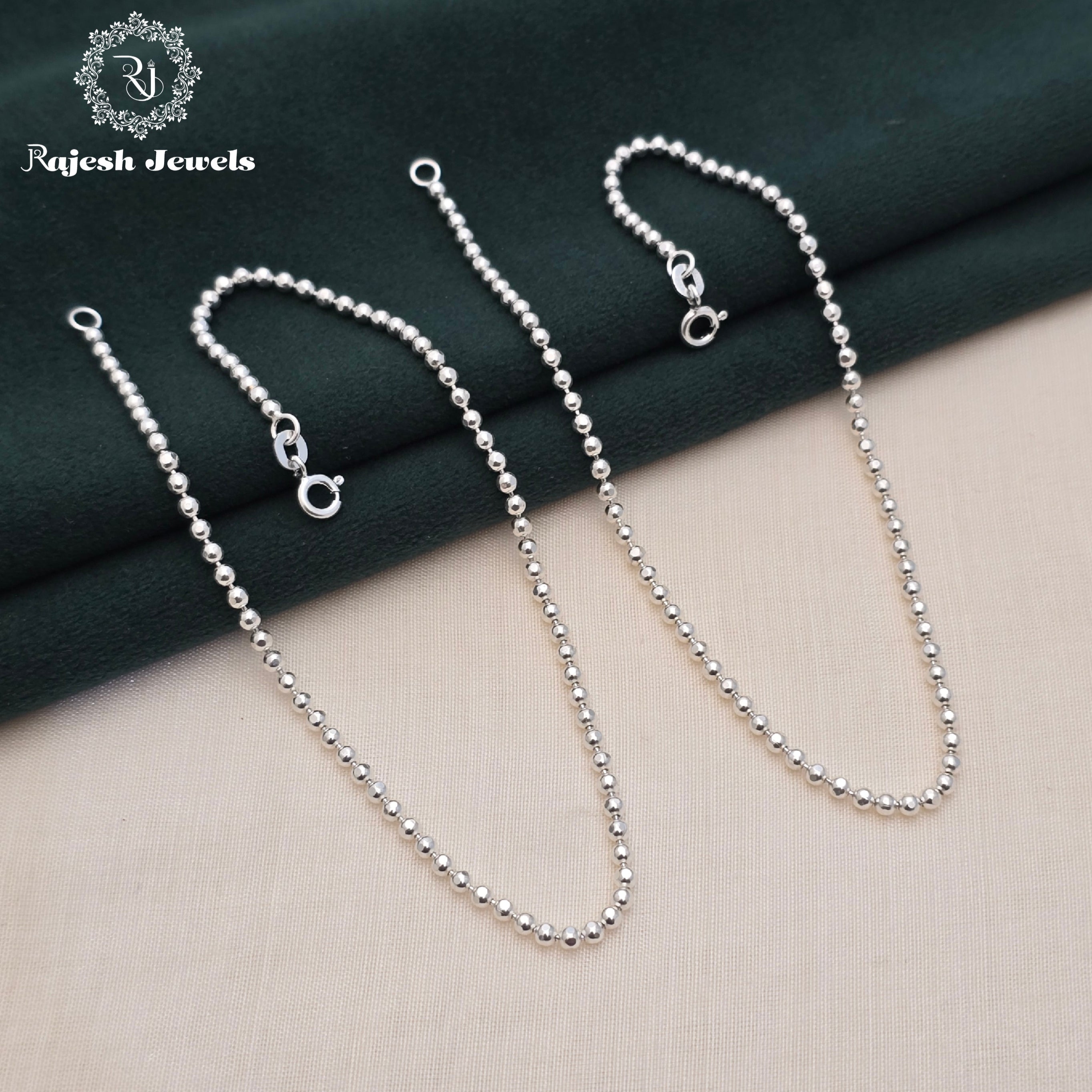 Classic Ball Anklet 2mm