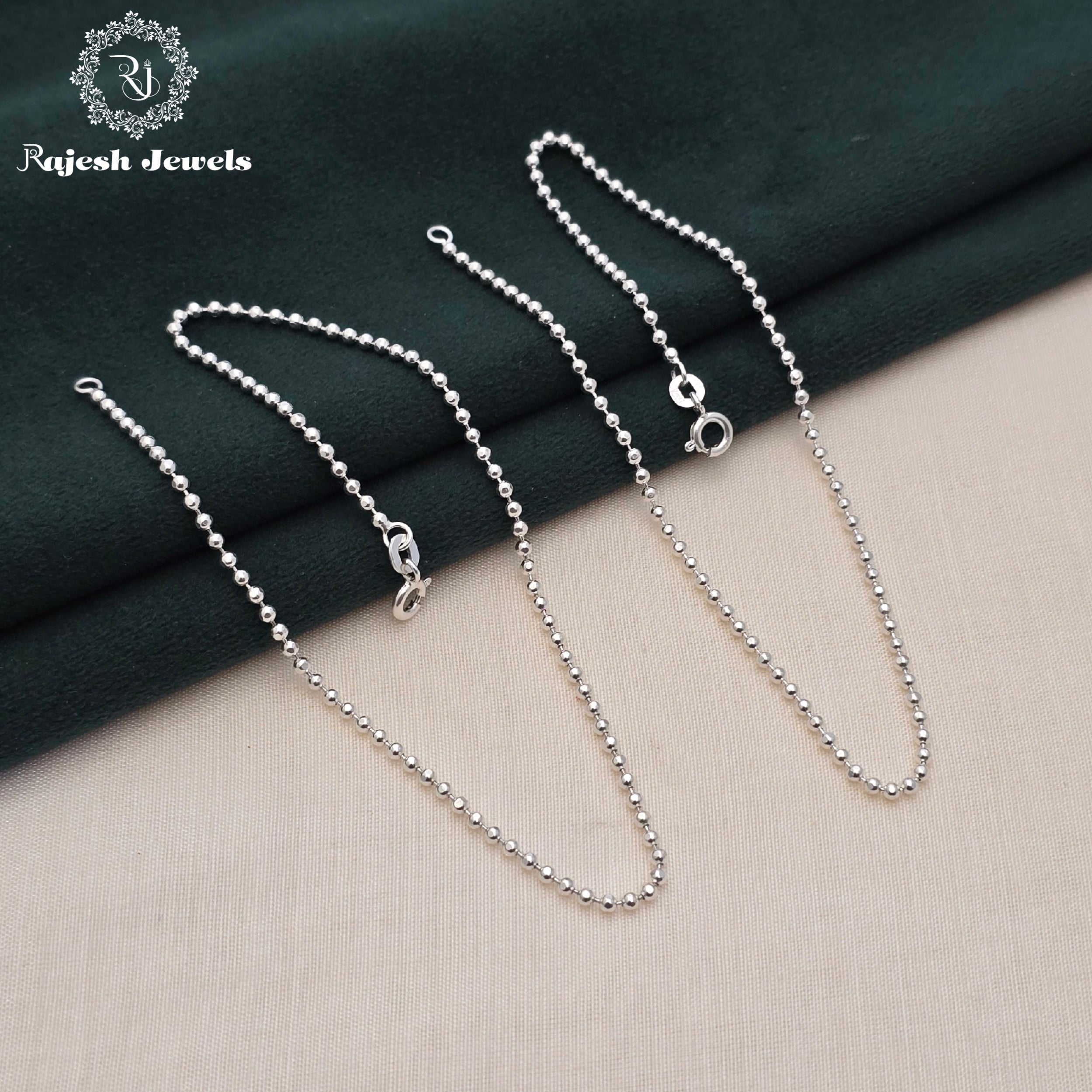 Classic Ball Anklet 1.5mm