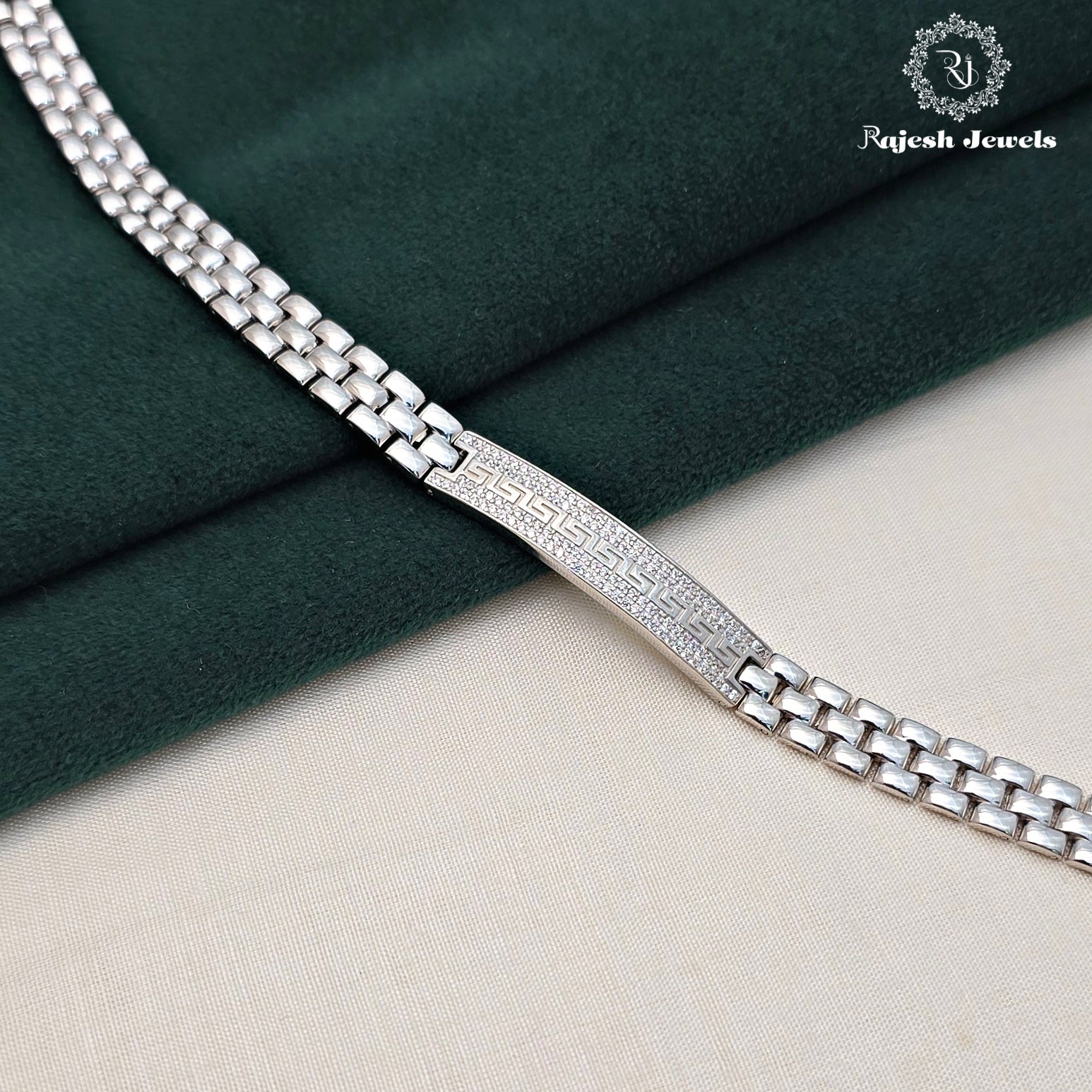 Rolex Cz Men's Bracelet