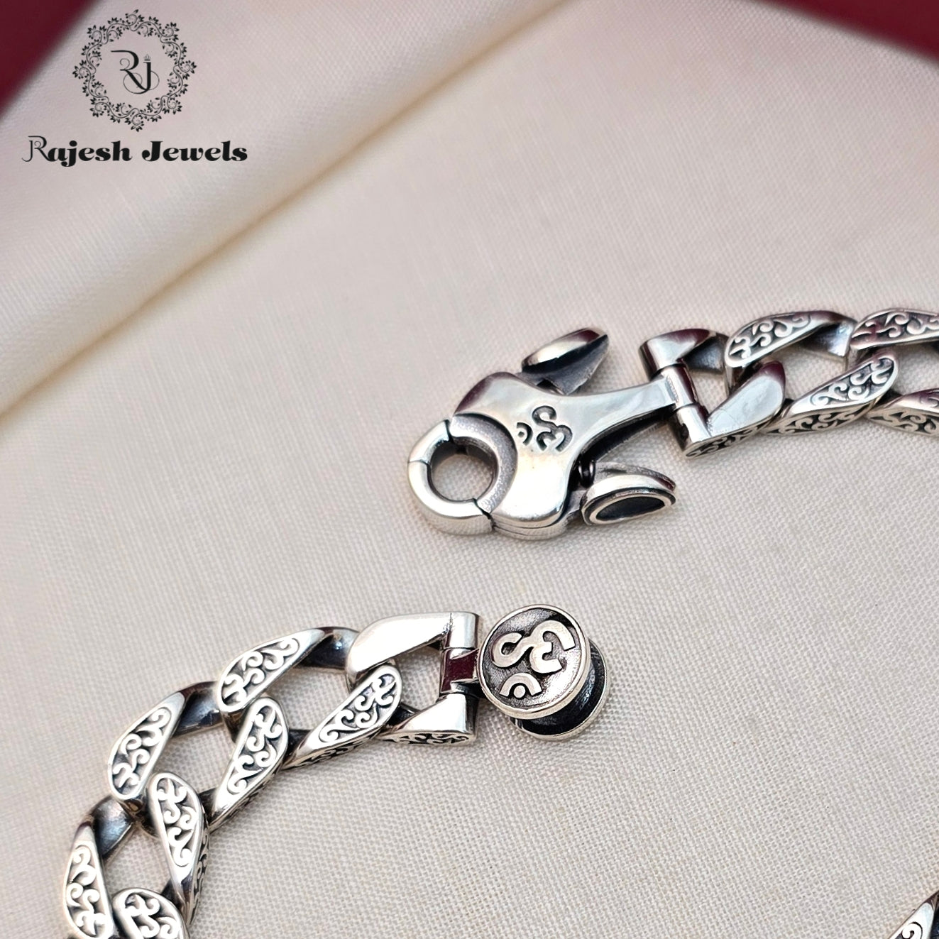 Spinning Om Men's Bracelet