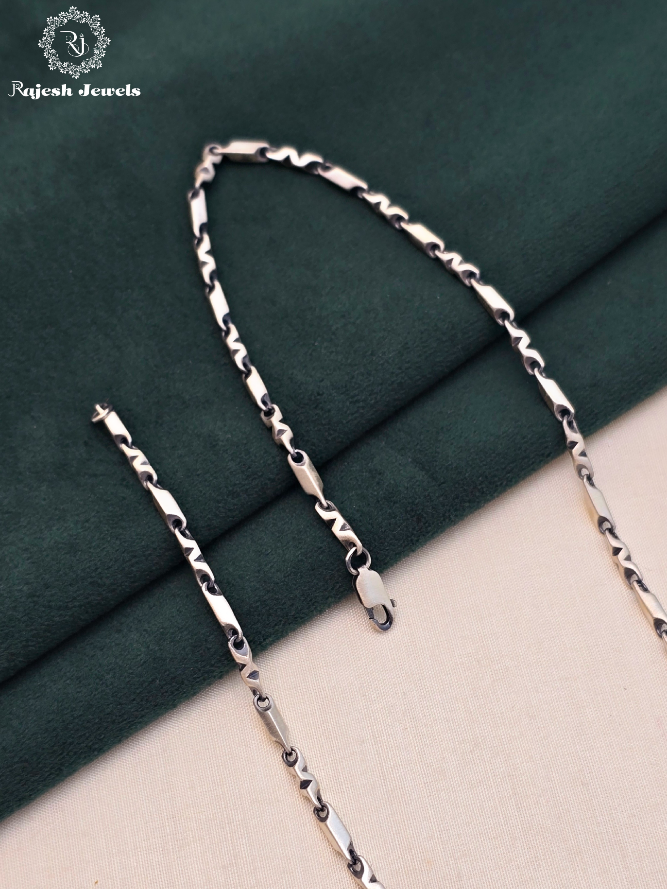 Italian Cut Oxidised Men's Neckchain