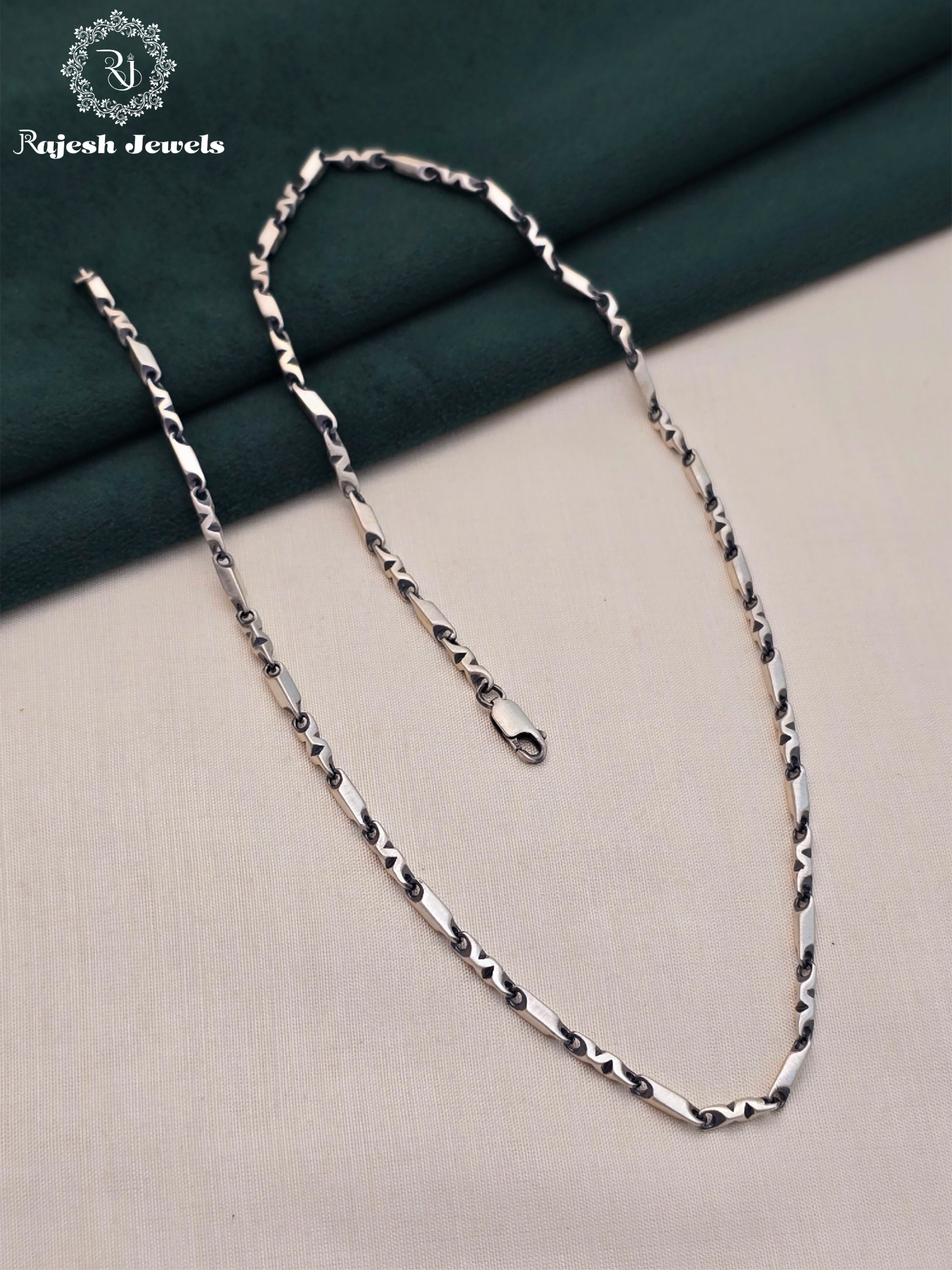 Italian Cut Oxidised Men's Neckchain