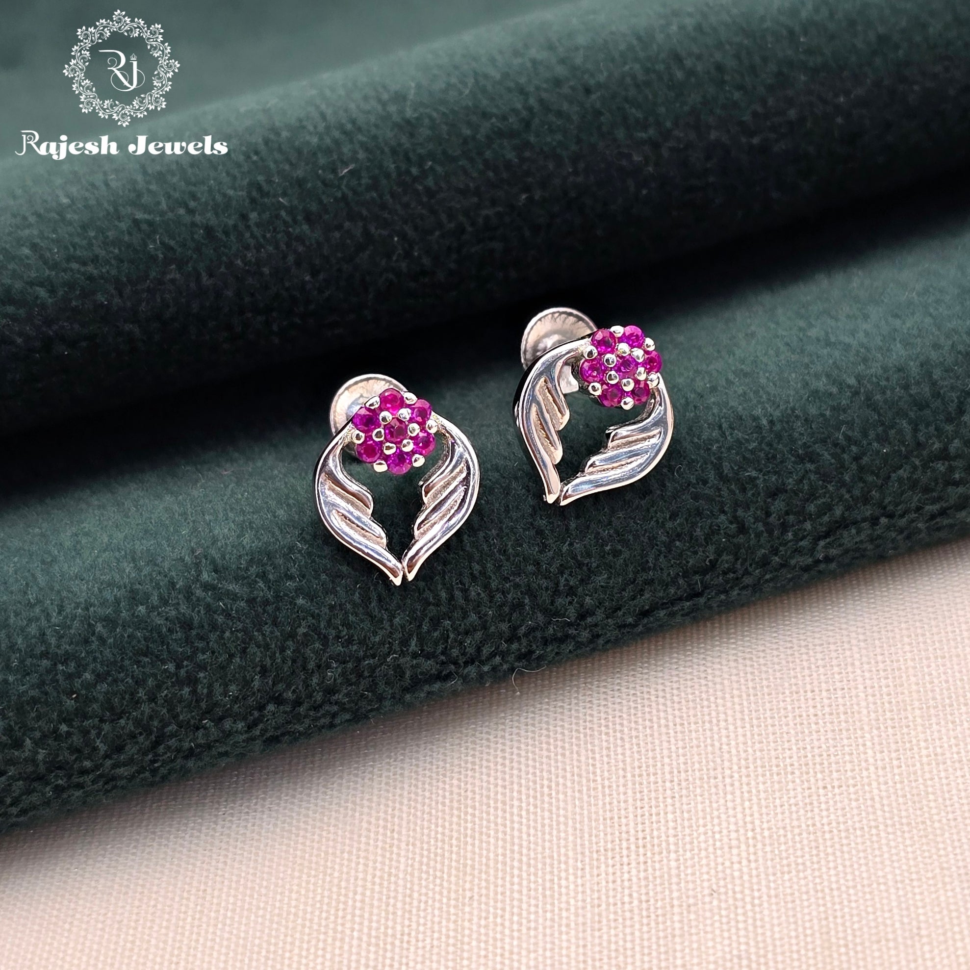 Elegant South Screw Silver Stud Earrings