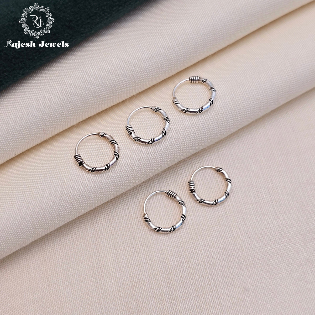 Vibrant Oxidised Nose Ring