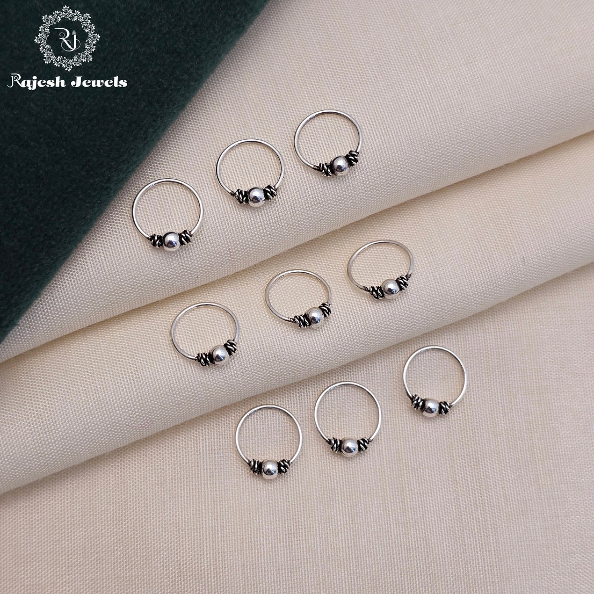 Wonder Oxidised 925 Silver Nosepin