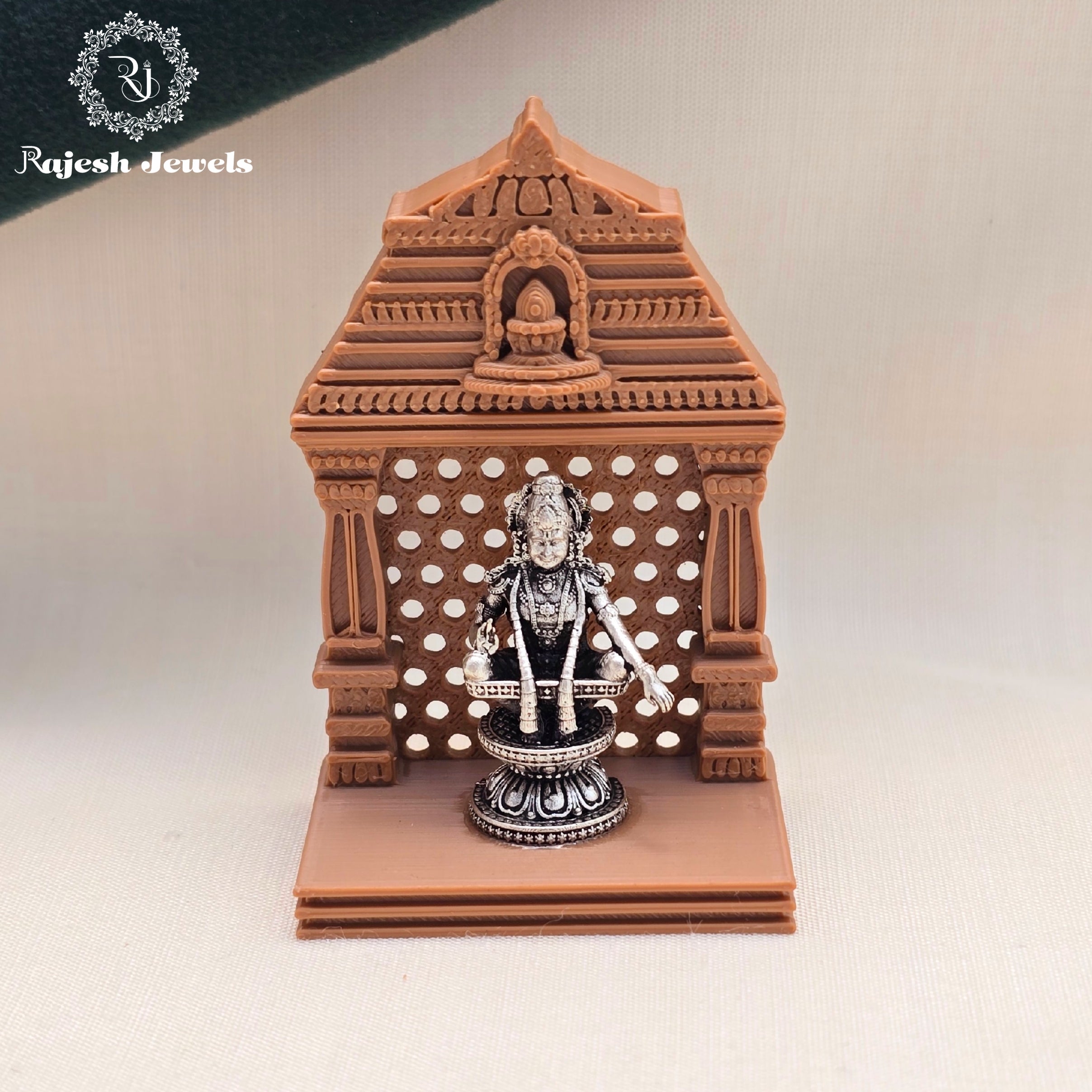 Ayyappaswamy 3D Silver Idol