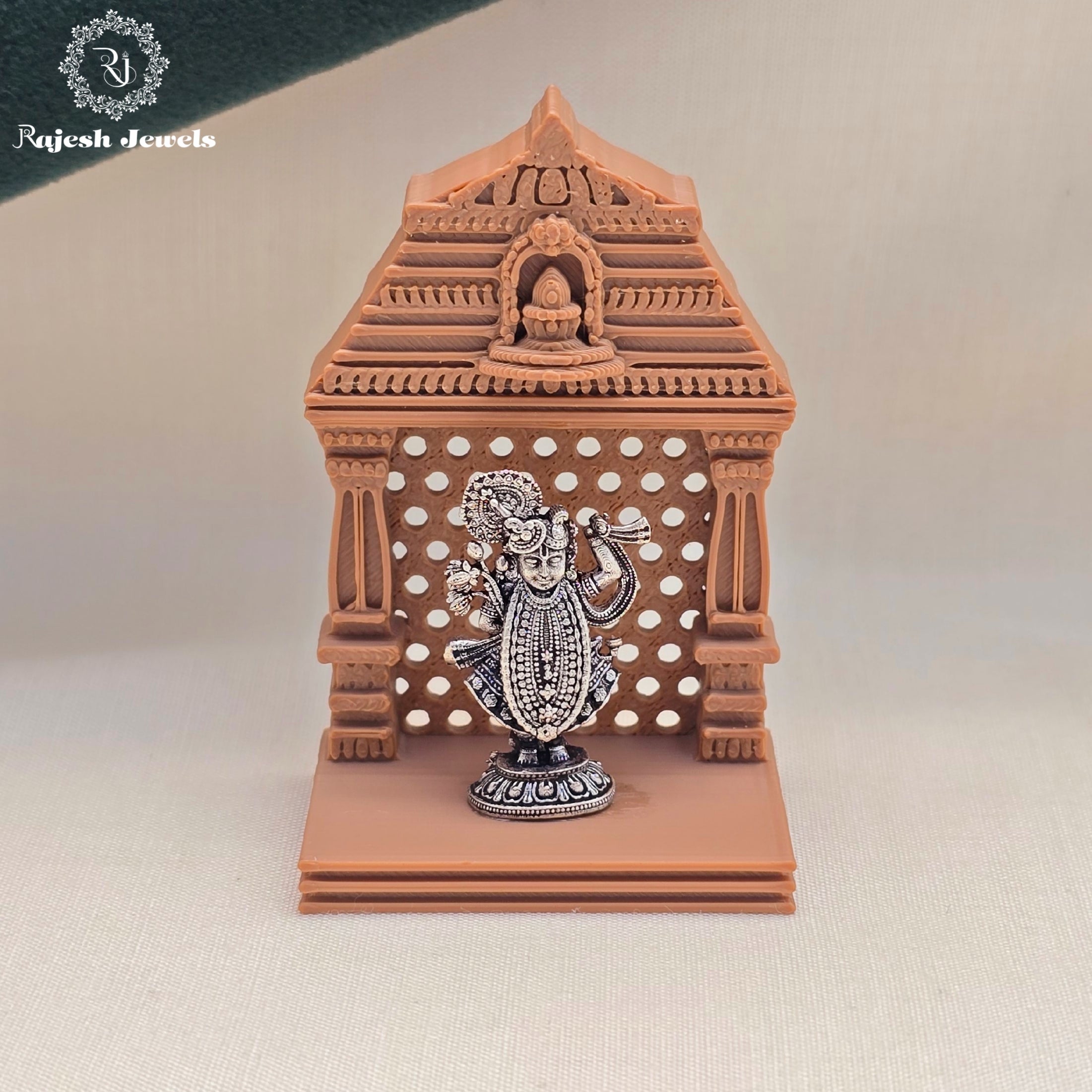 Shreenathji 3D 925 Silver Idol