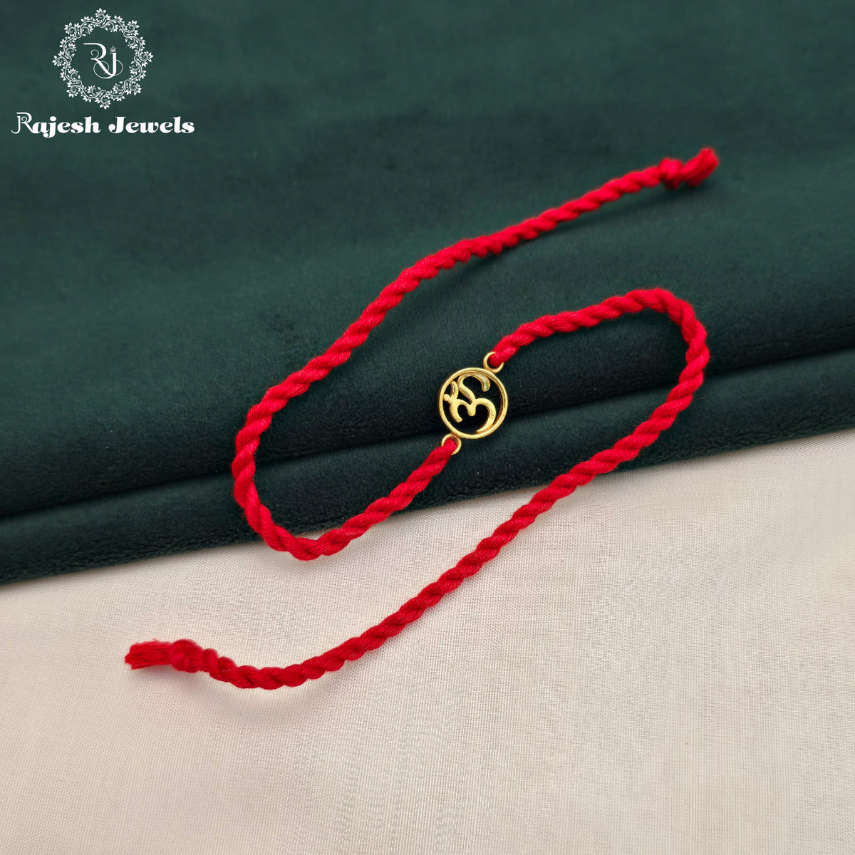 Om Silver Rakhi