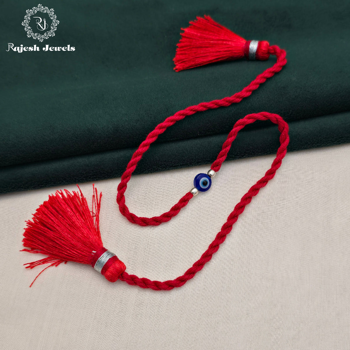 Evil Eye Silver Rakhi