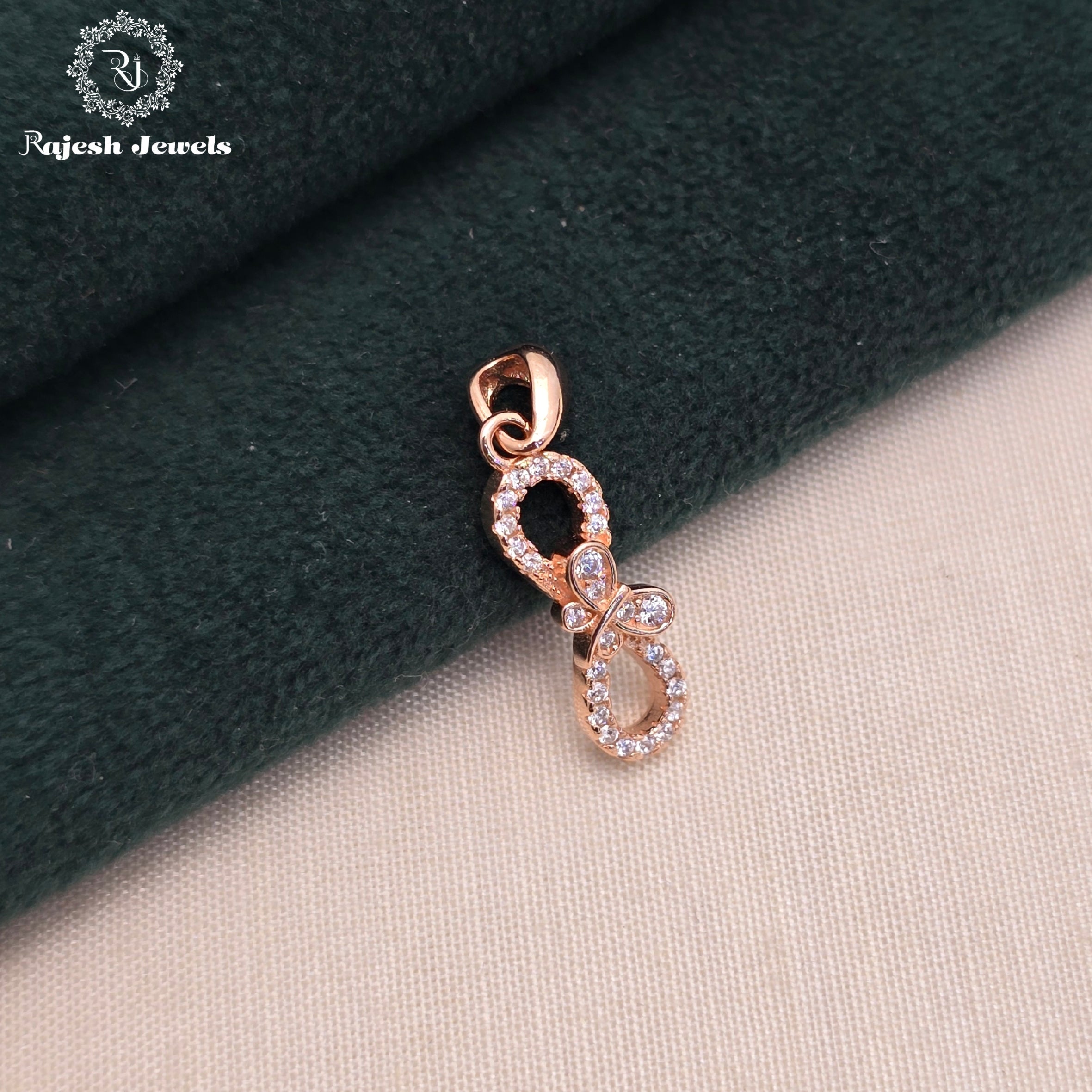 Infinite Minimalistic Rosegold Pendant