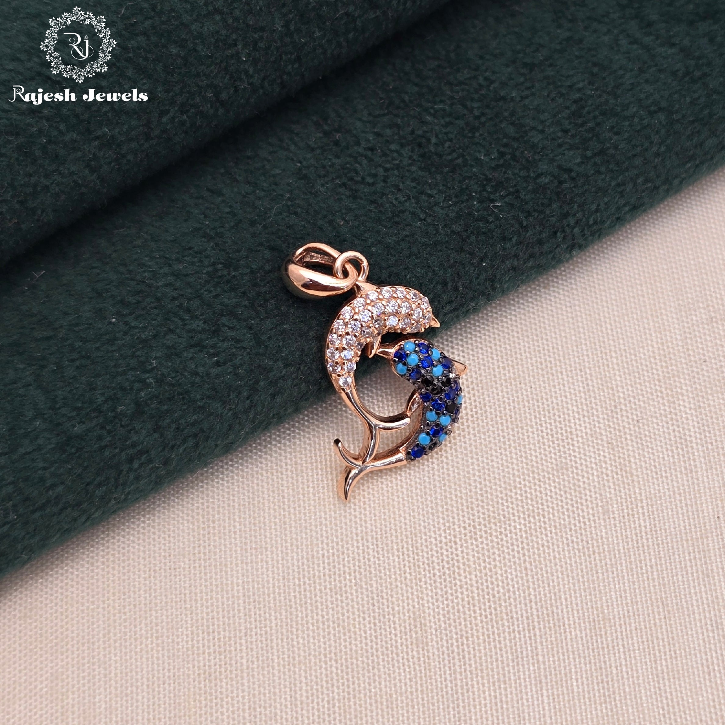 Dolphin Cz Minimalistic Pendant