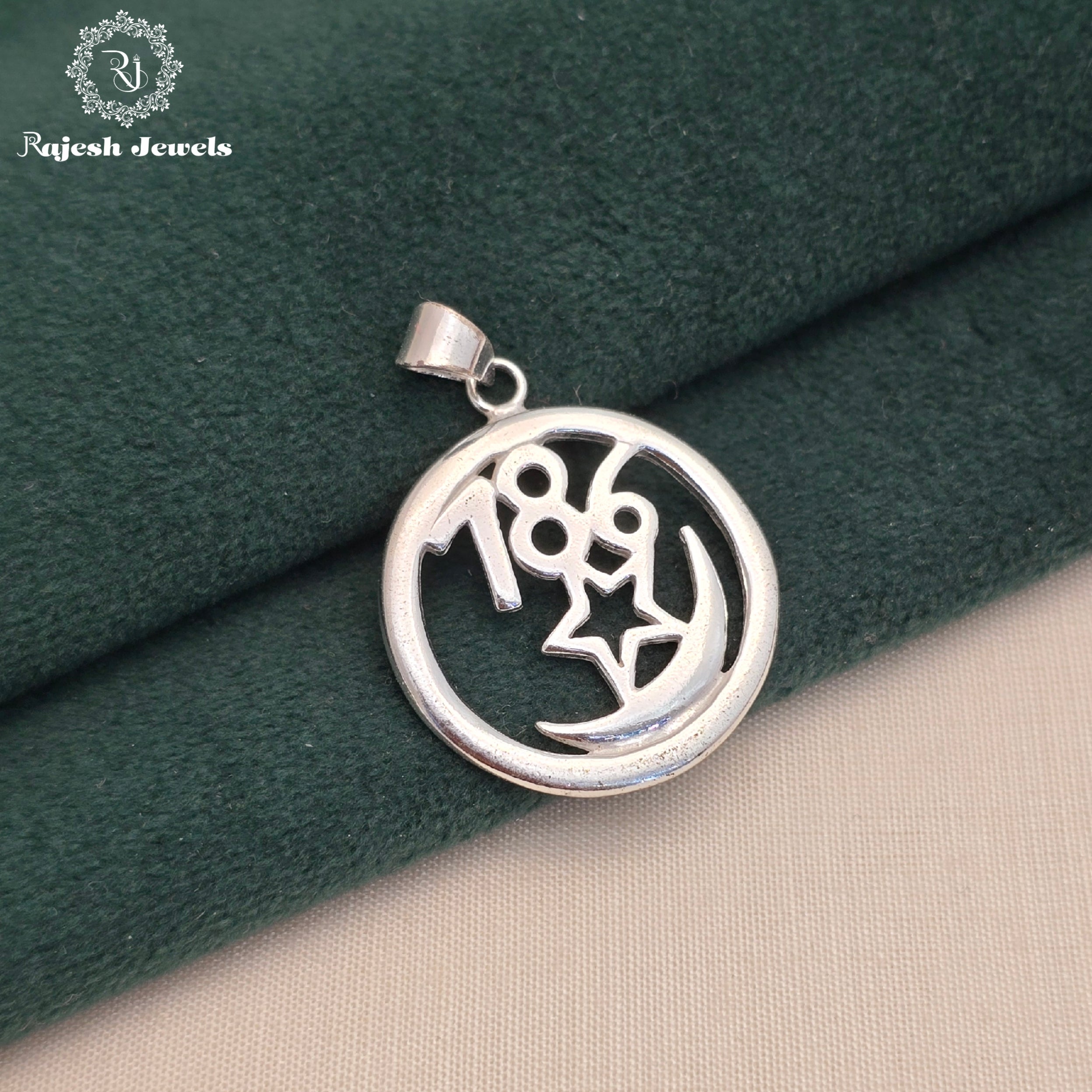 786 Silver Pendant
