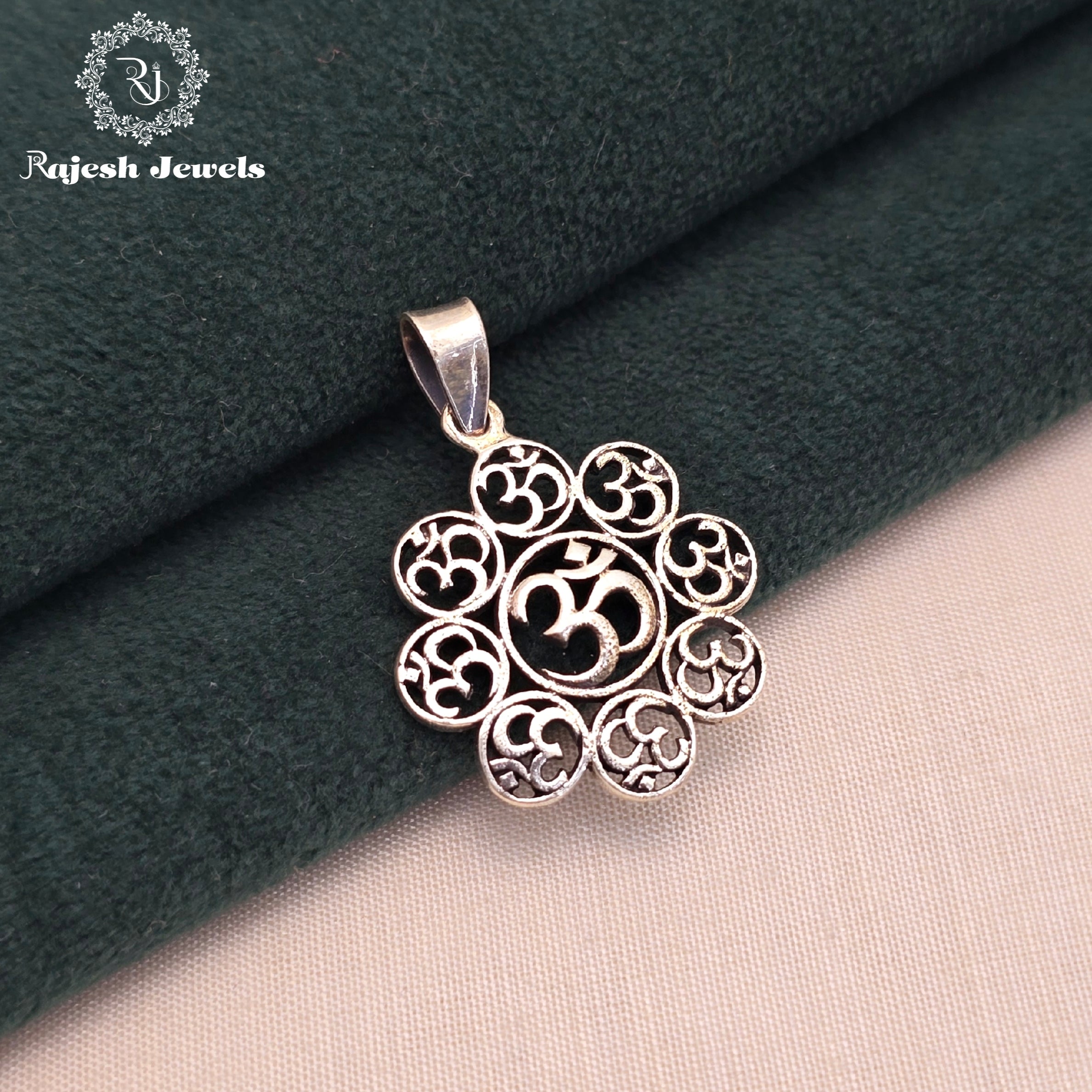 Wonderful Om Silver Pendant