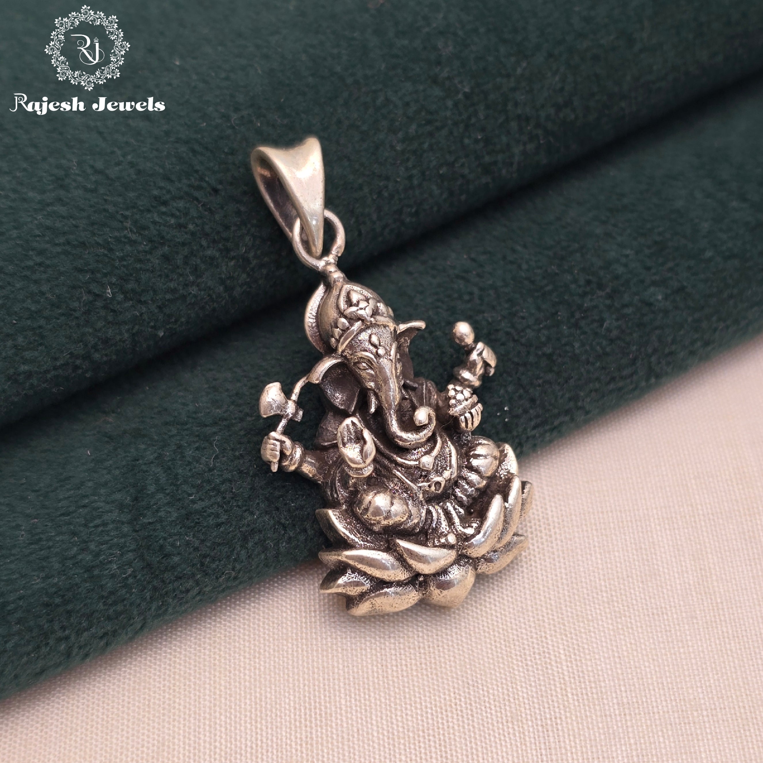 Mangalmurti Ganesha Silver Pendant