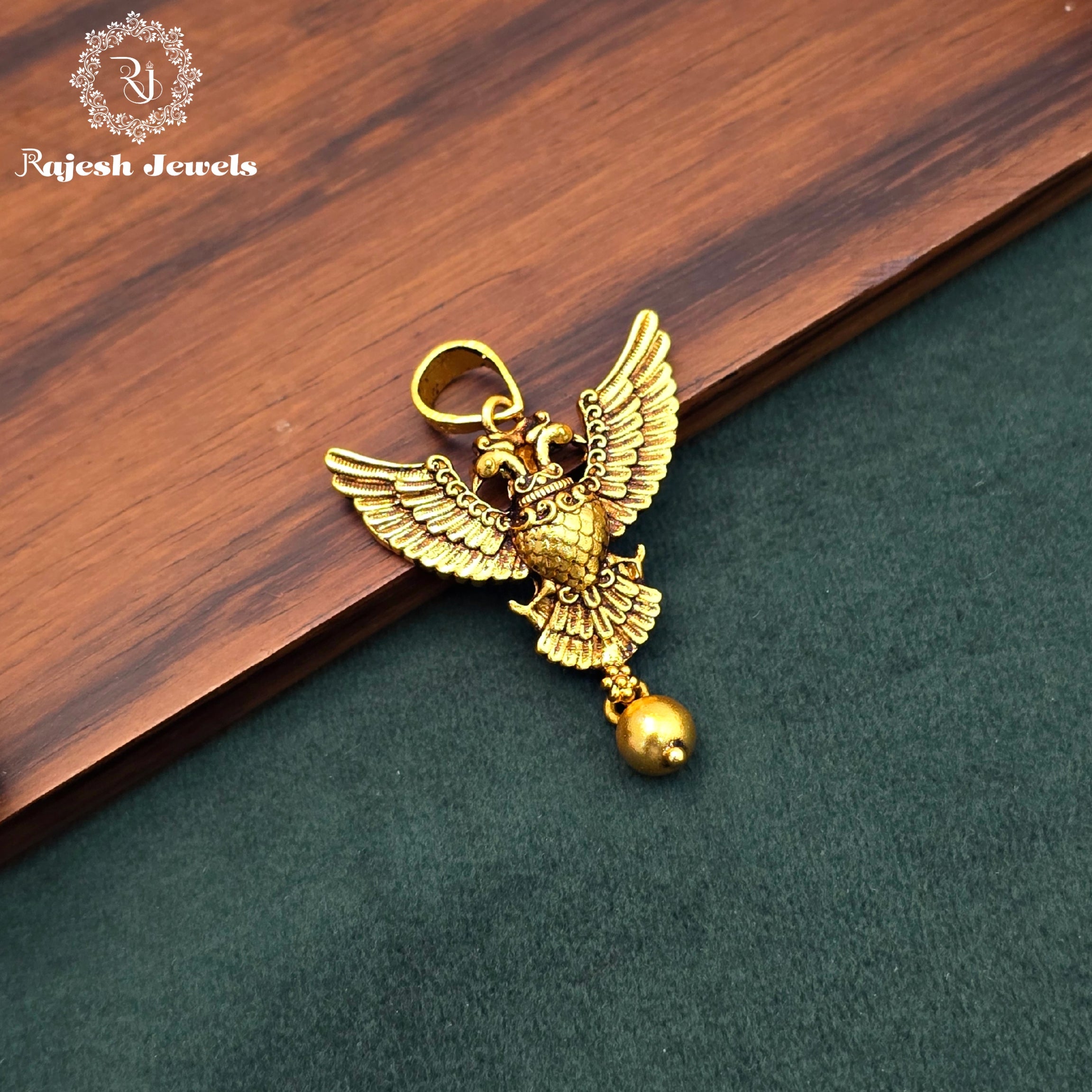 Gandaberunda Gold Plated Pendant