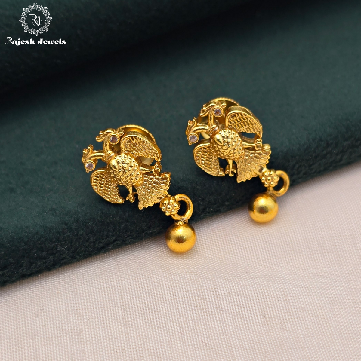 Elegant Gandaberunda Stud Earrings