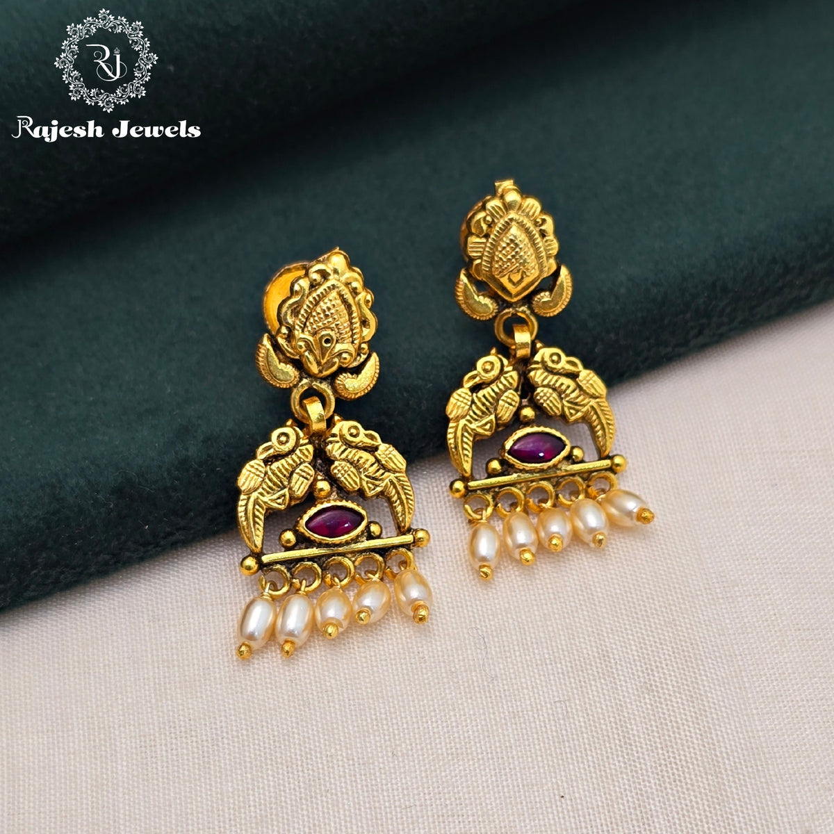 Radiant Gold Plated Earrings