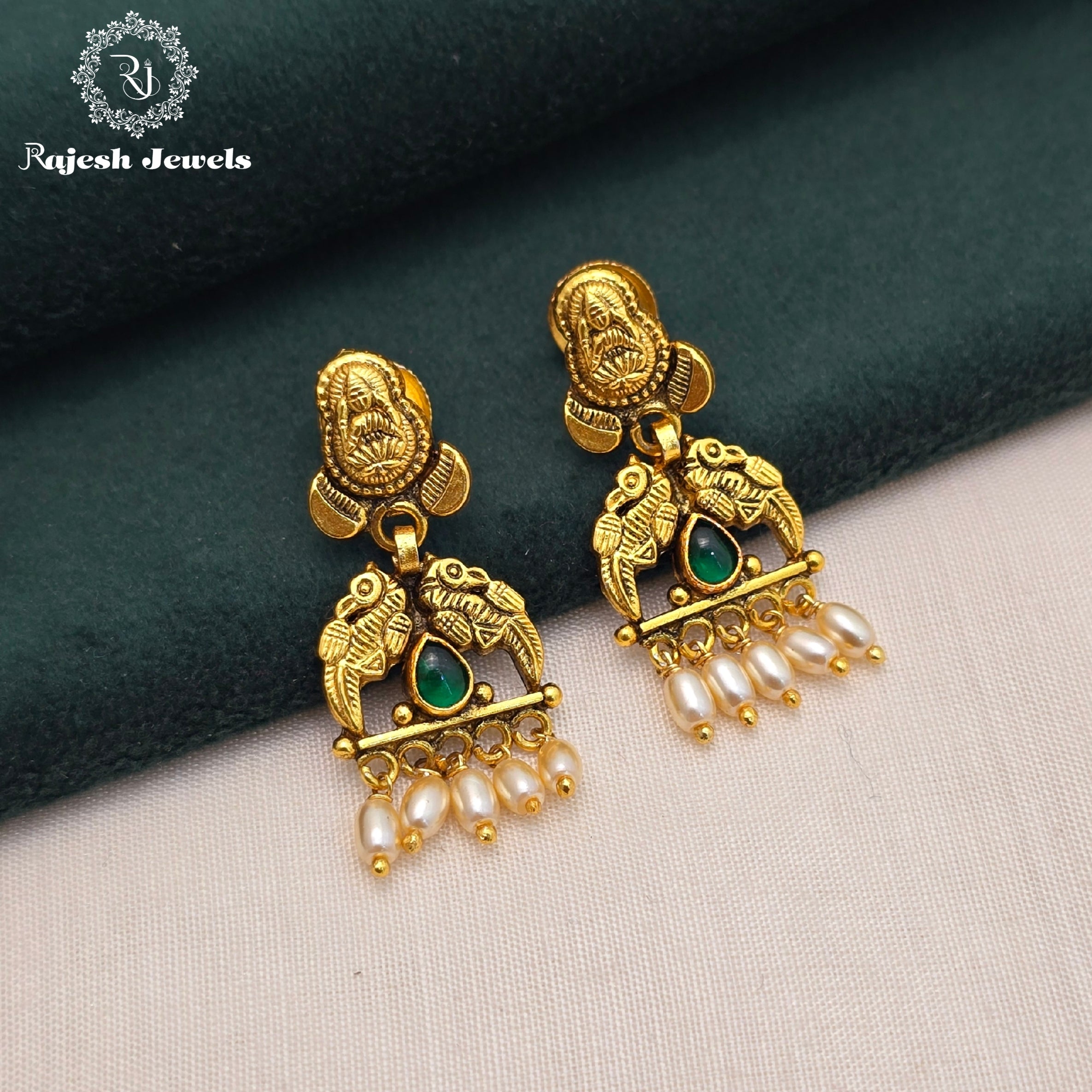 Opulent Gold Plated Earrings