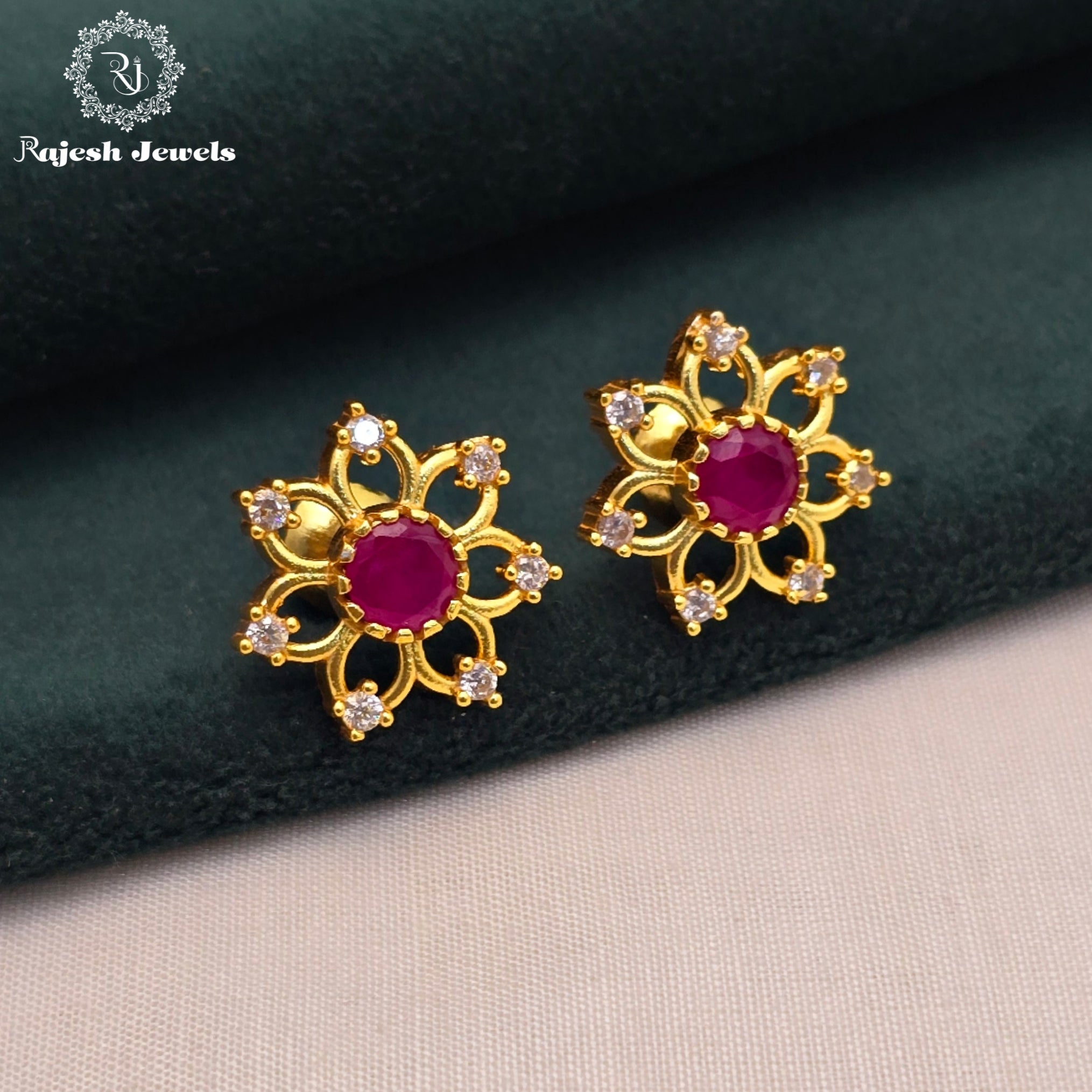 Lavish Cz Stud Earrings