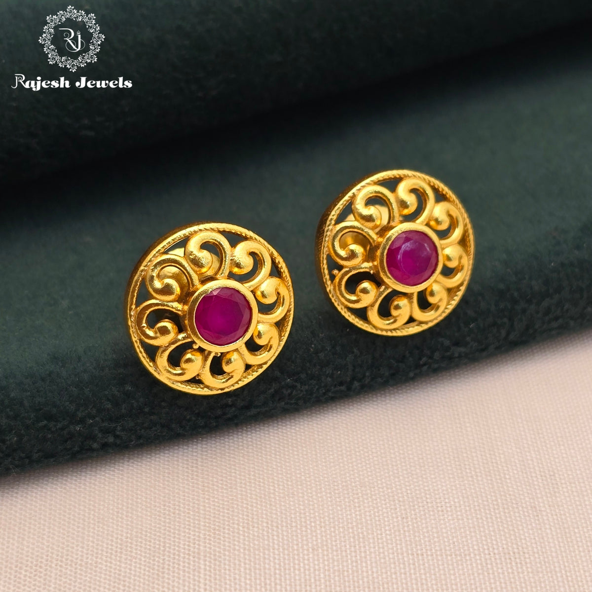 Radiant Gold Plated Earrings