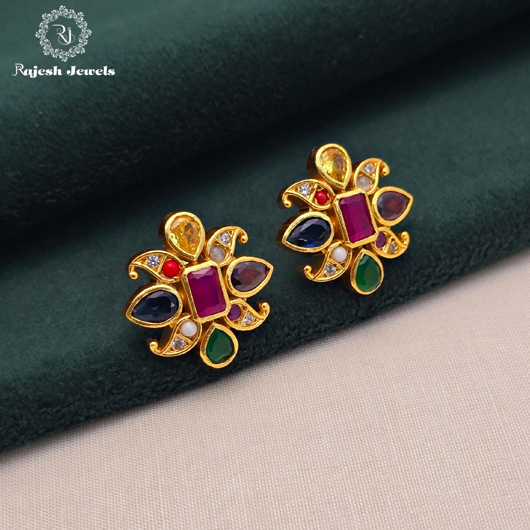 Blissful Cz Stud Earrings