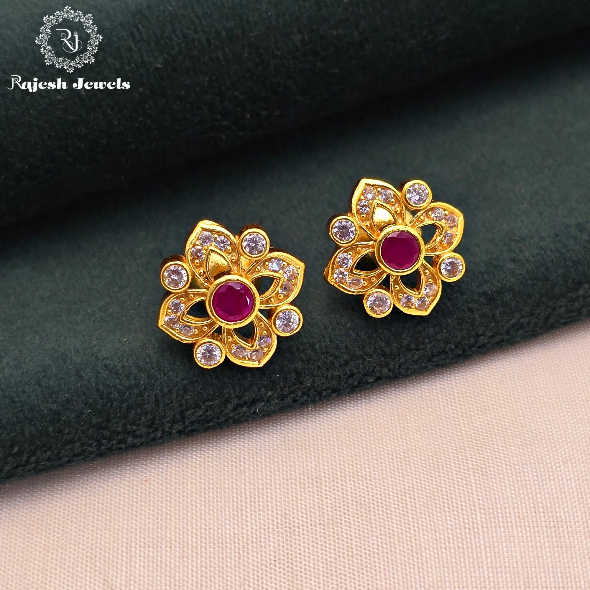 Wonderful Cz Stud Earrings