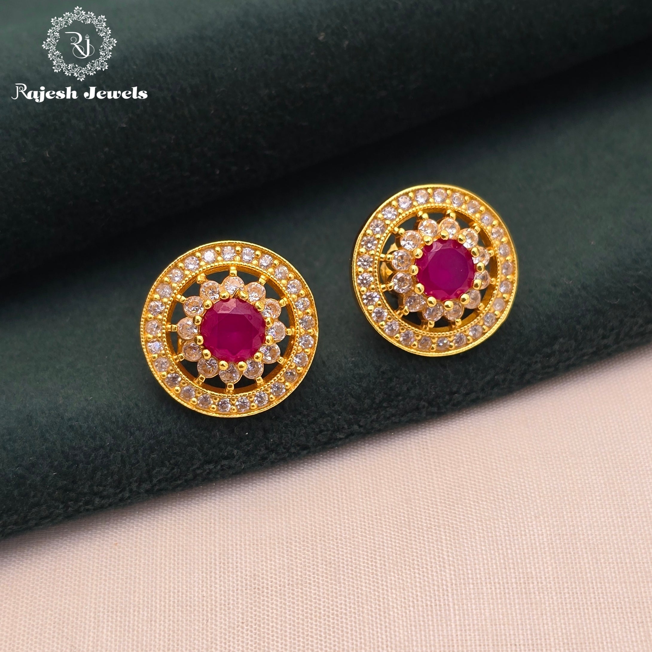 Mesmerizing Cz Stud Earrings