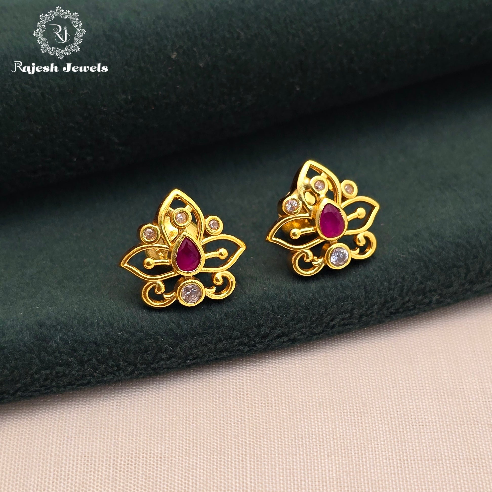 Opulent Cz Stud Earrings