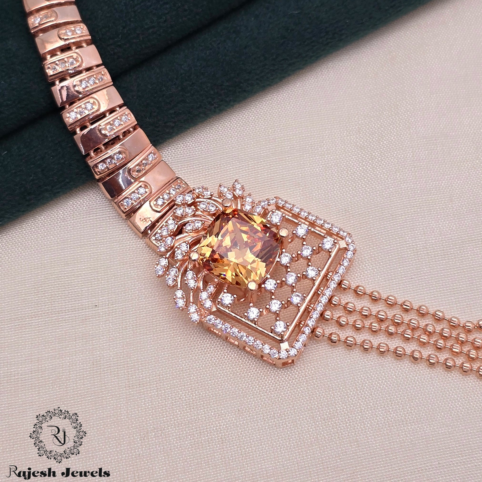 Classy 18K Lab Grown Stone Bracelet