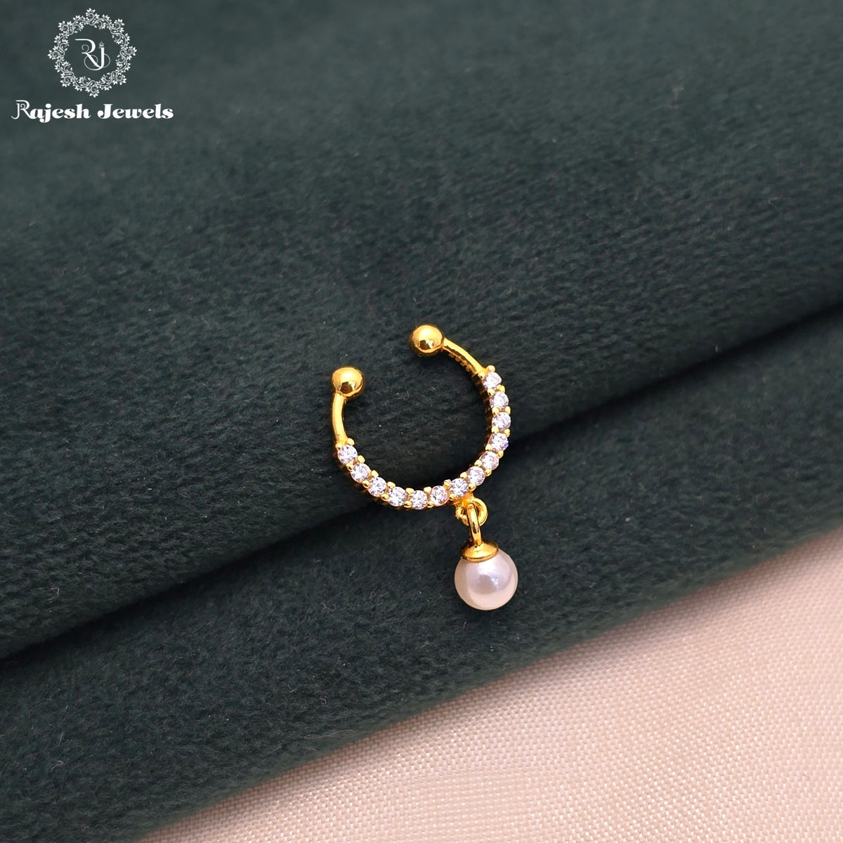 Pearl Drop Septum Nose Pin