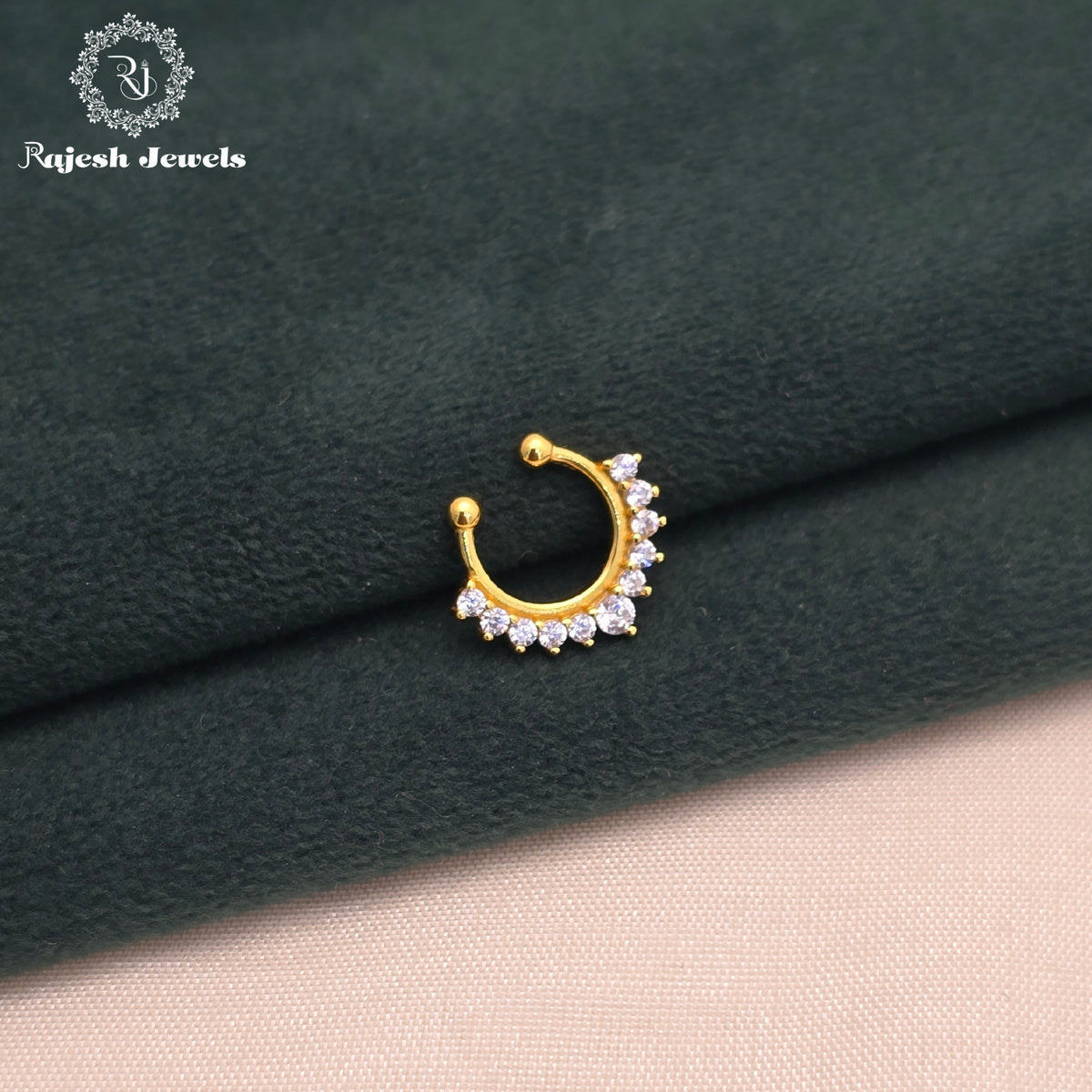 Shimmering Septum Nose Pin