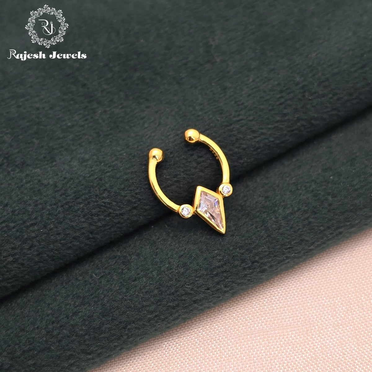 Sparkling Cz Septum Nose Pin