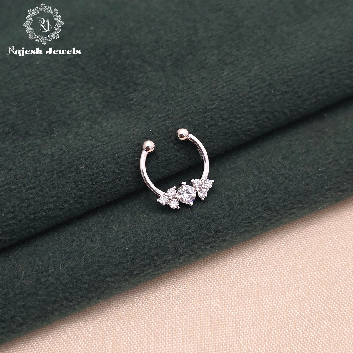 Fabulous Cz Septum Nose Pin