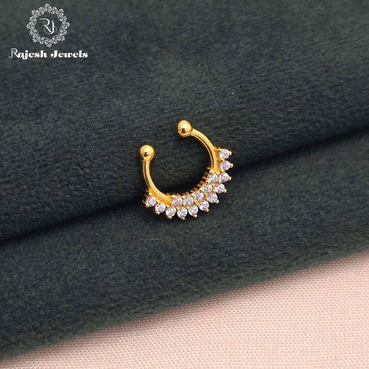 Classy Cz Septum Nose Pin