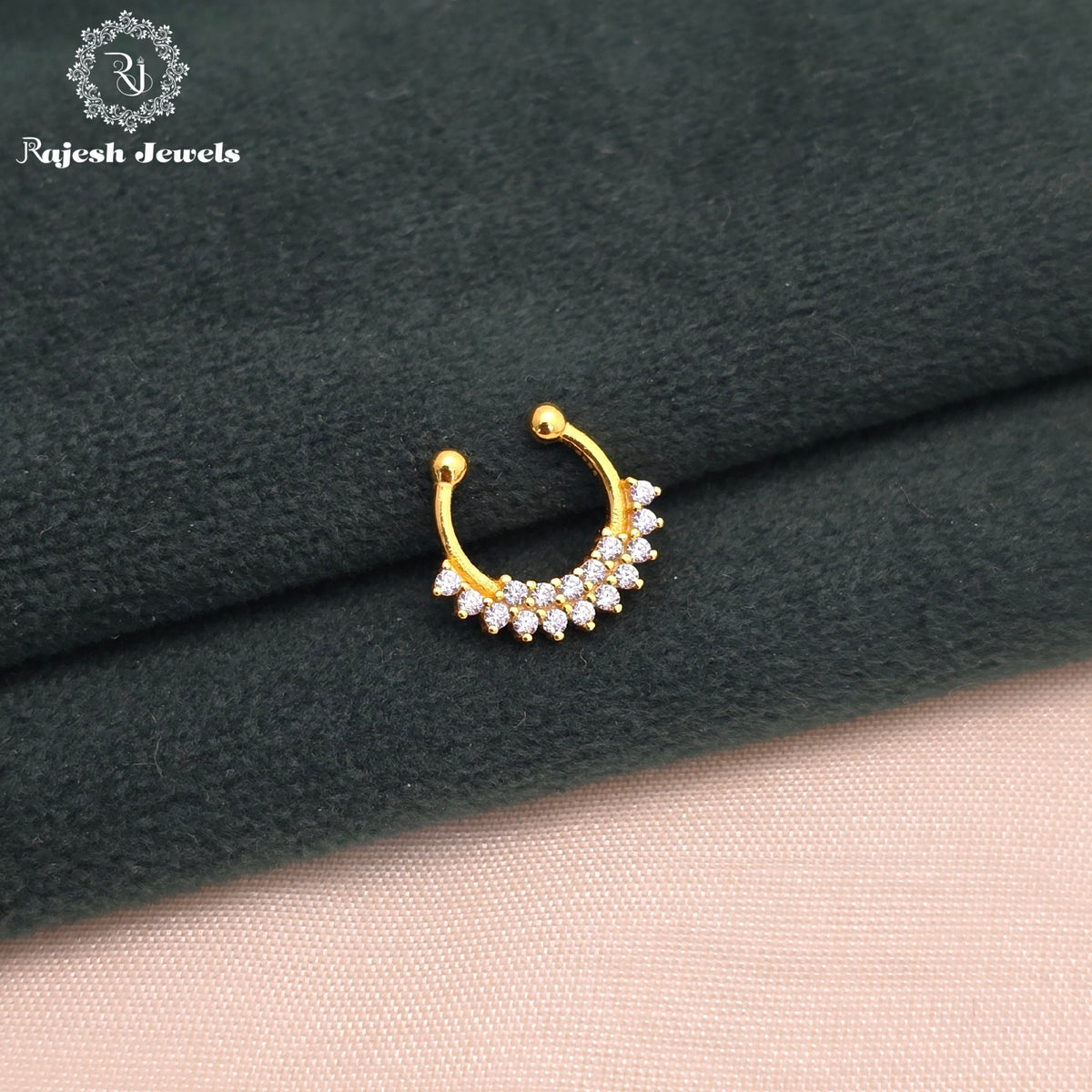 Shinning Cz Septum Nose Pin
