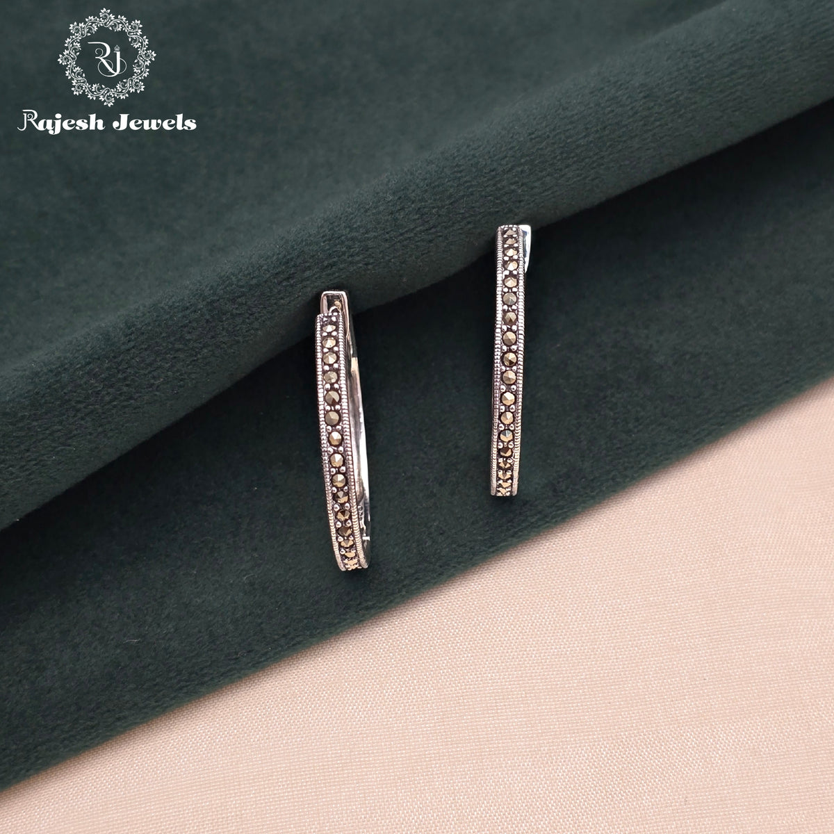Luxurious Marcasite Bali Earrings