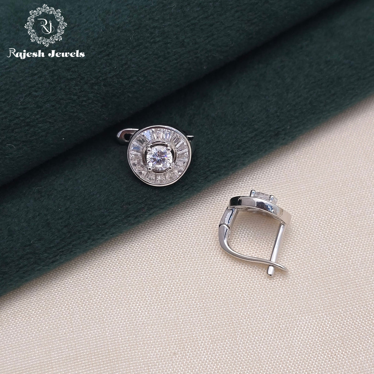 Solitaire Cz Bali Earrings