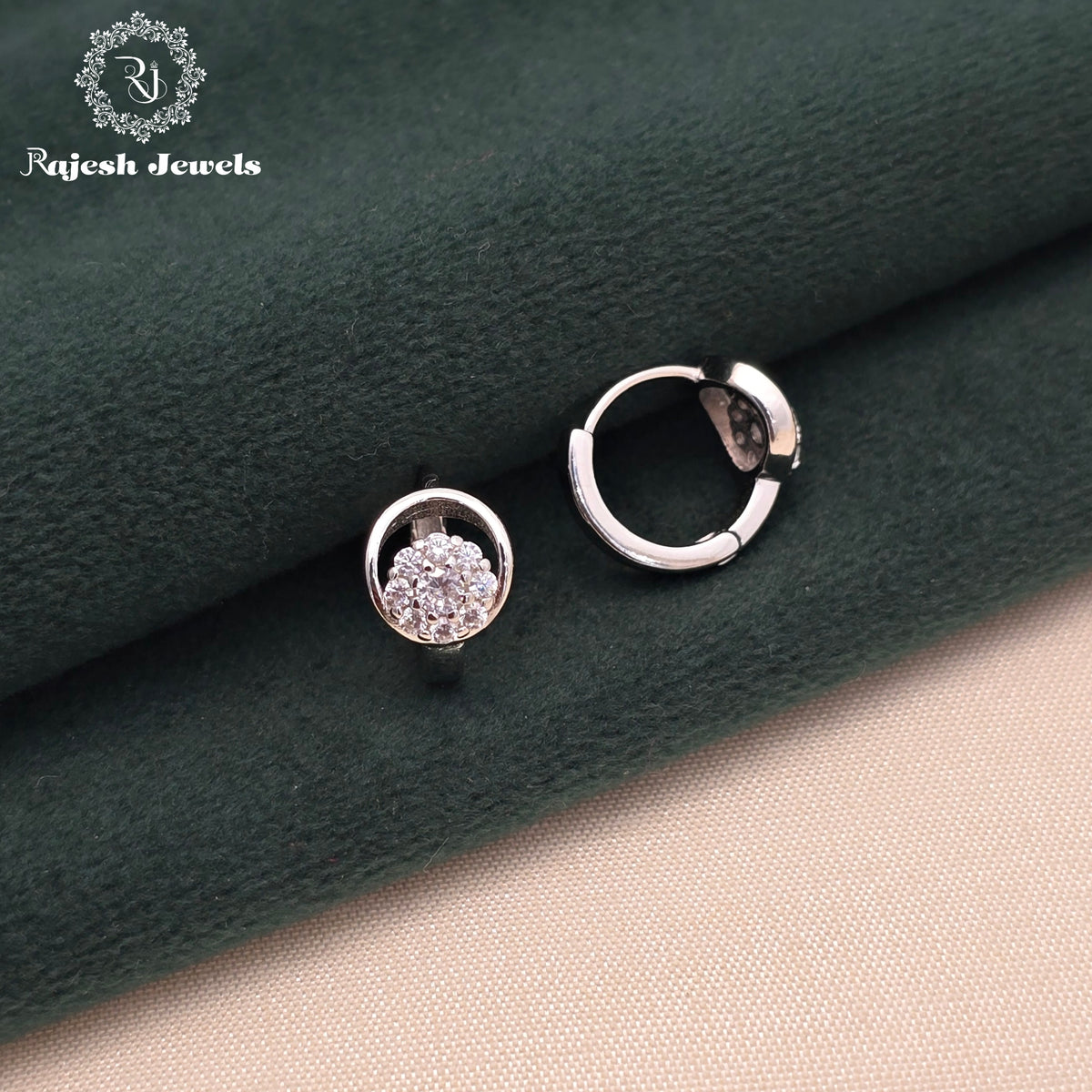Glorified Cz Hoop Earrings
