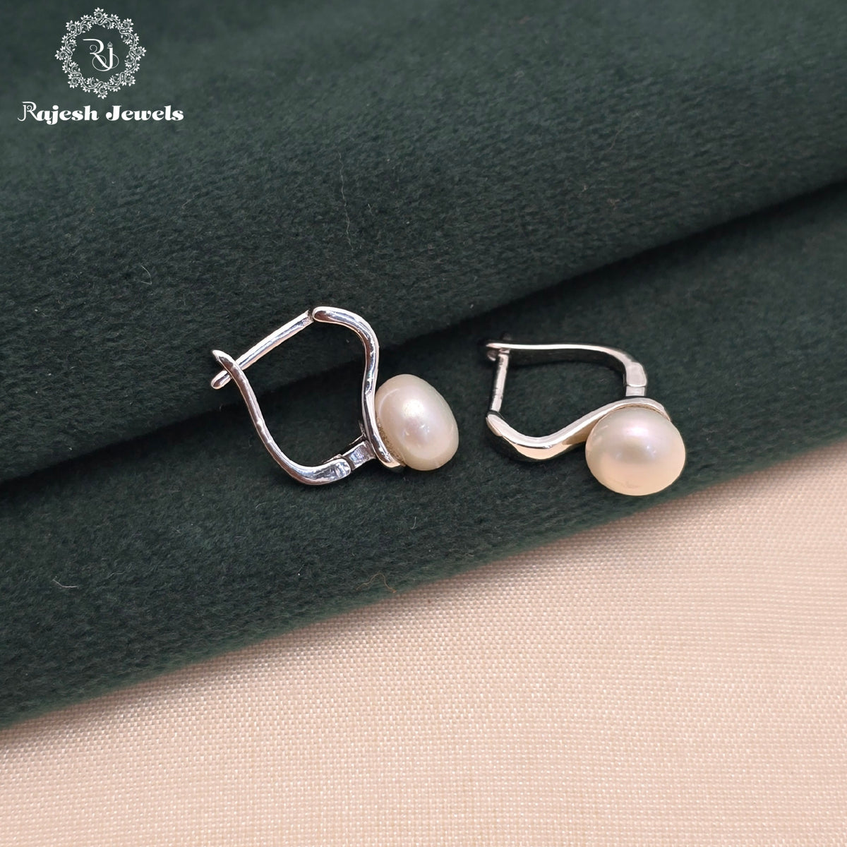Exceptional Pearl Hoop Earrings