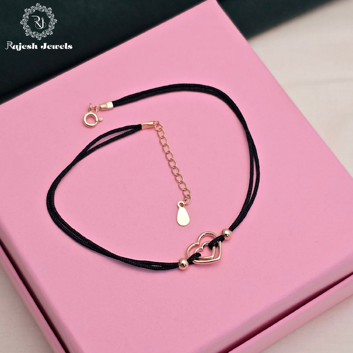Amazing Dual Heart Nazariya Anklet