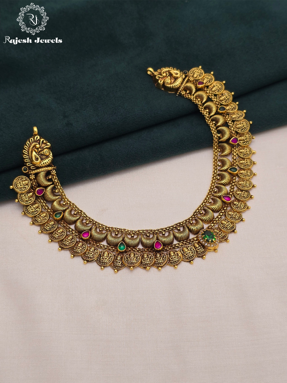 Traditional Antique Kasu Necklace