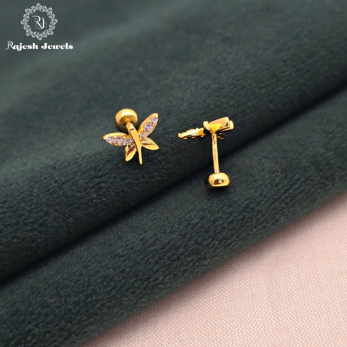 Glorified Butterfly Stud Earrings
