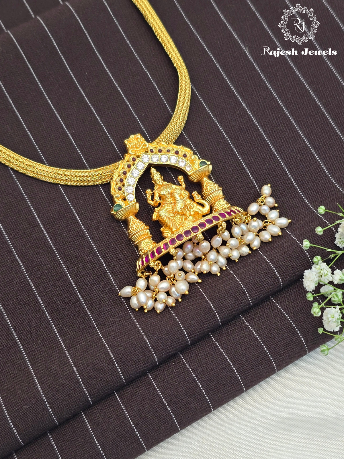 Gaja Lakshmi Adige Necklace