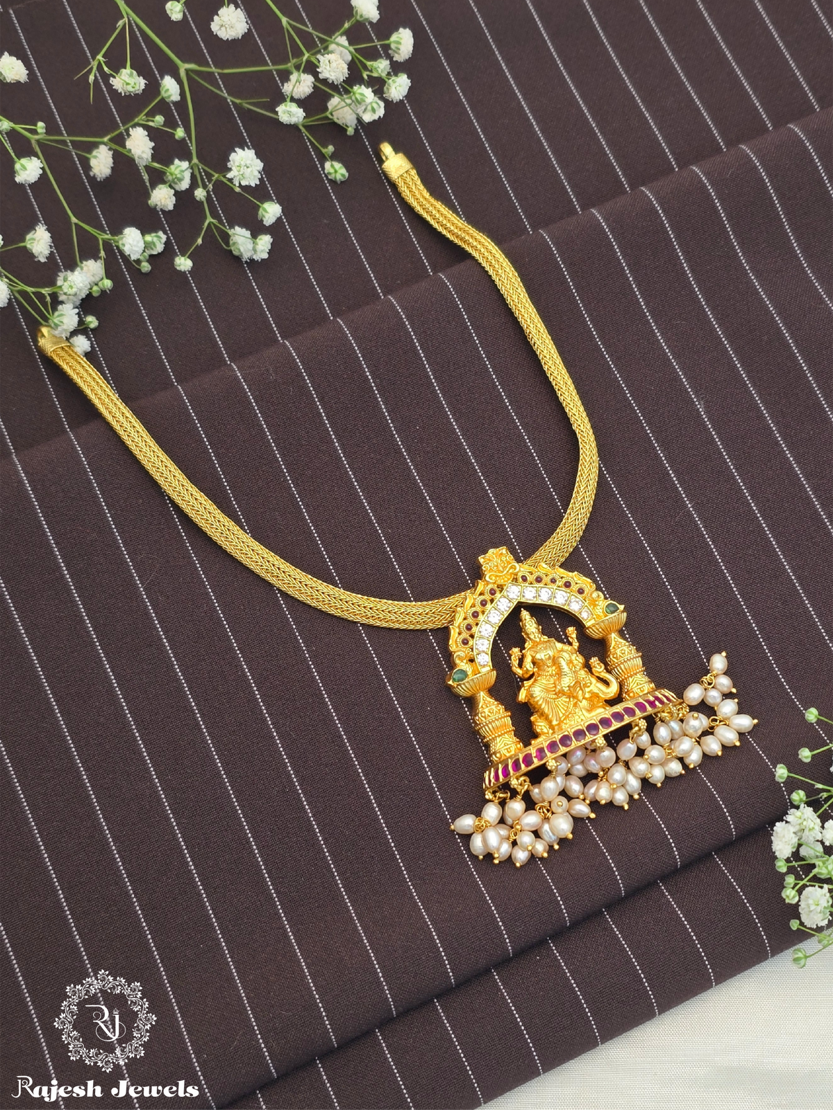 Gaja Lakshmi Adige Necklace