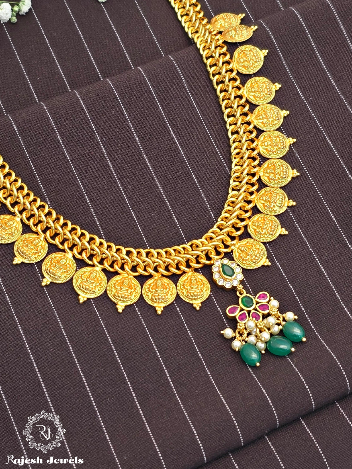 Classy Kasu Lakshmi Jalebi Necklace