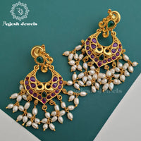 Kemp Guttapusalu Chandbali Earrings