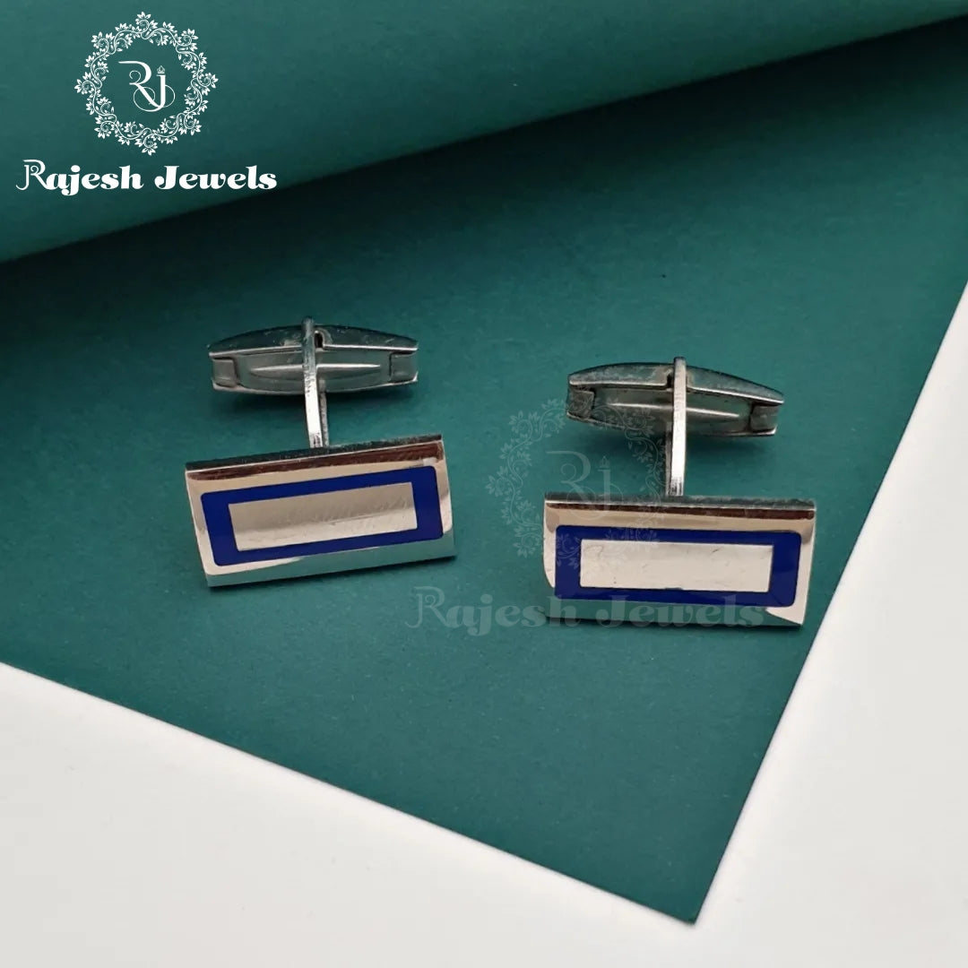 Rectangular Sterling Silver Cufflinks
