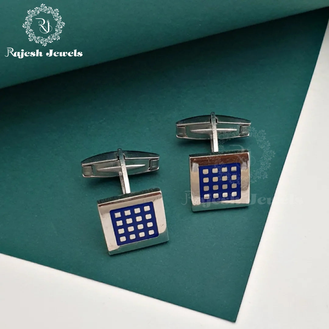 Fancy Sterling Silver Cufflinks