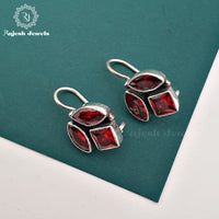 Ablaze Cutstone Earrings